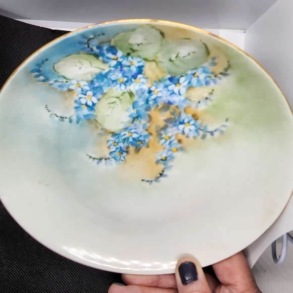 Vintage Hand Painted HR Bavaria Plate 6.5" - Picture 2 of 5